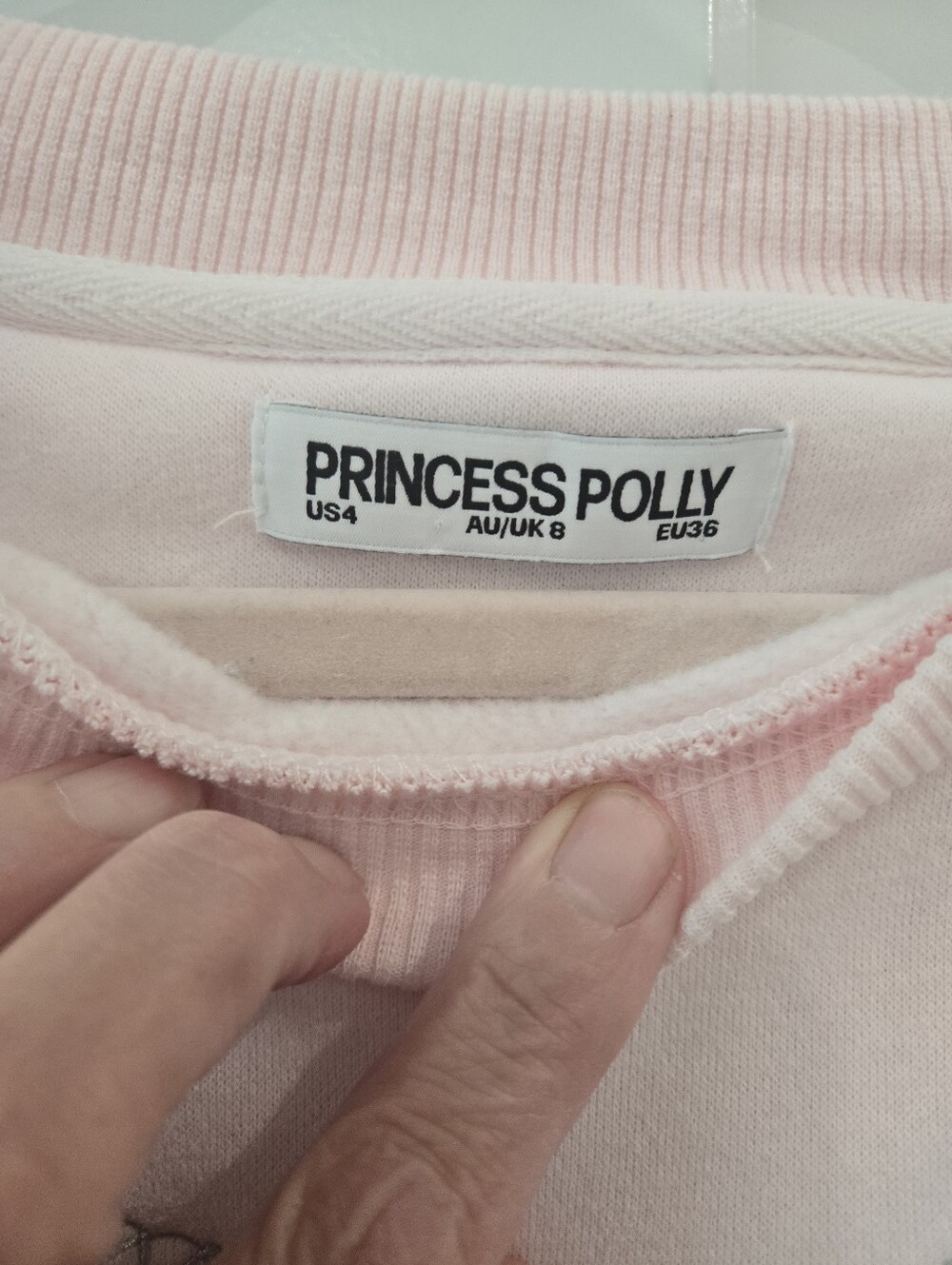 Princess Polly Light Pink Sweatshirt & Joggers Set NWOT - Picture 9 of 16